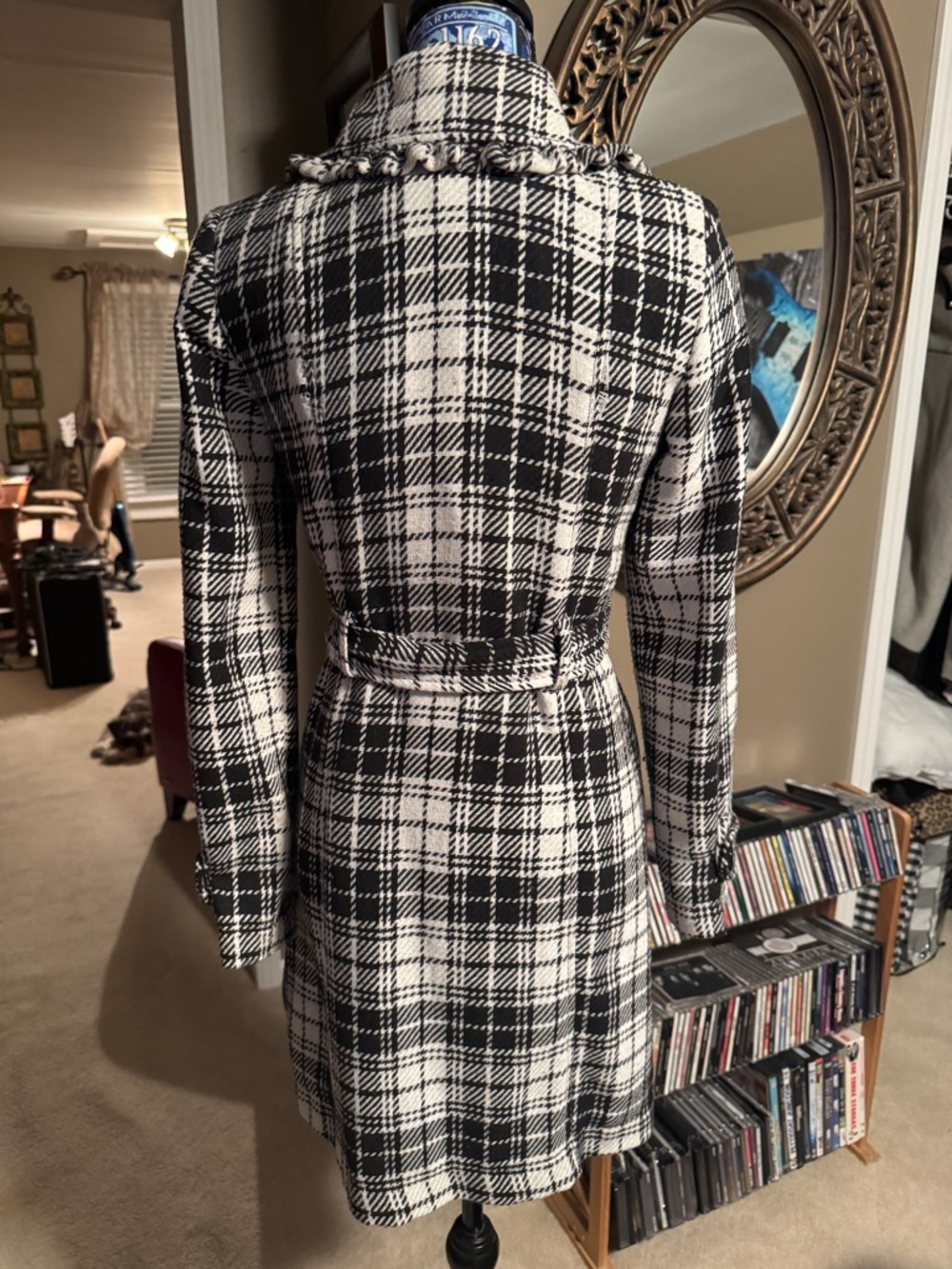 grass collection Black and White Plaid Jacket - Picture 2 of 3